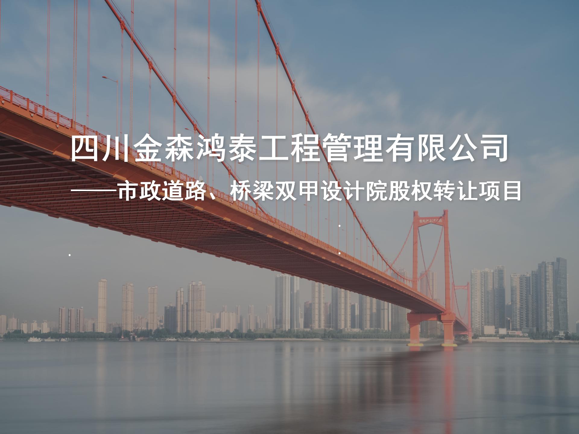 四川金森鴻泰工程管理有限公司——市政道路、橋梁雙甲設計院股權轉(zhuǎn)讓項目-1.jpg